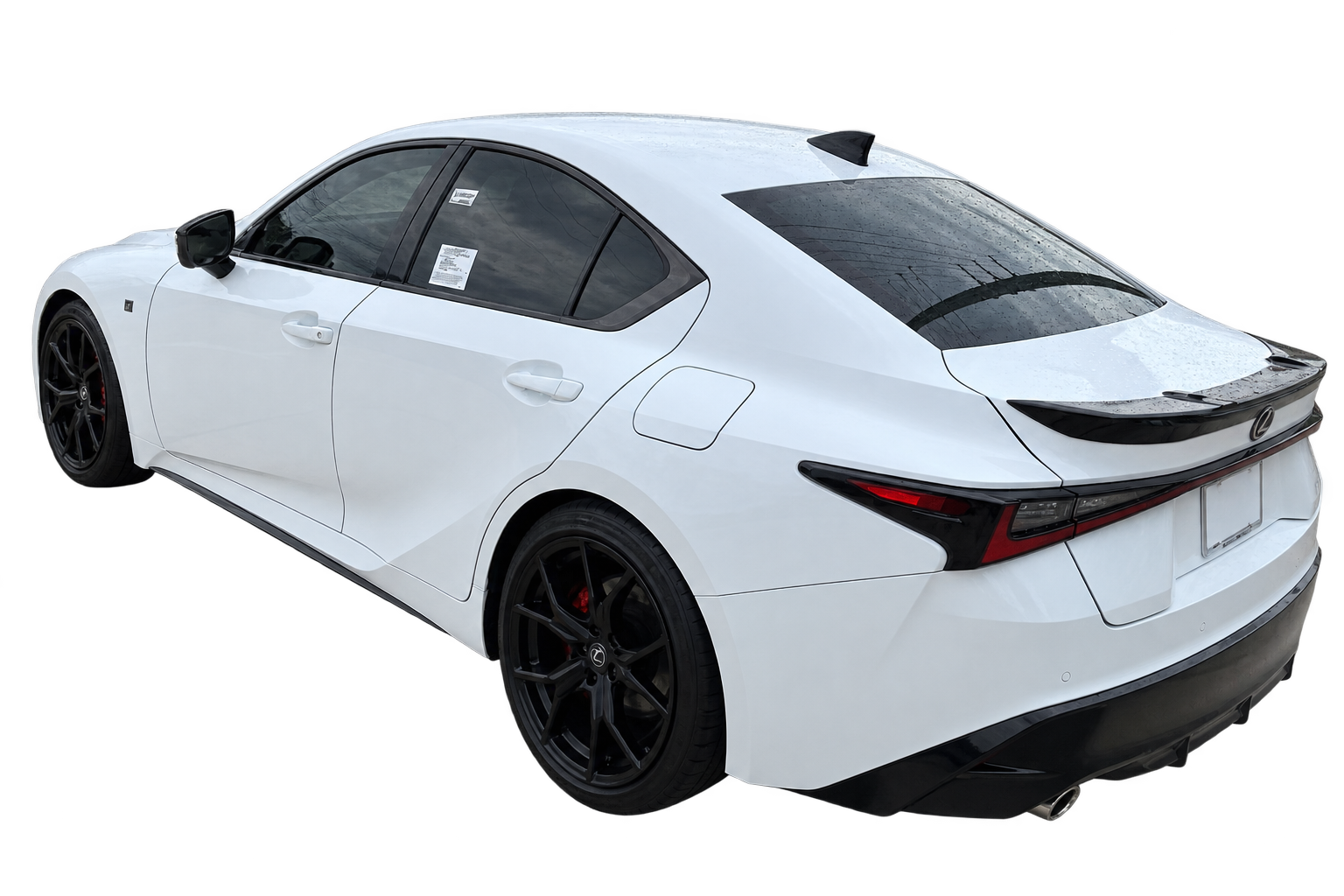 White Lexus IS